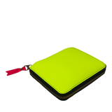 Comme des Garçons SUPER FLUO YELLOW ZIP Wallet