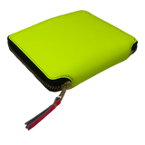 Comme des Garçons SUPER FLUO YELLOW ZIP Wallet