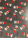 Ball Gag Santa Holiday Wrapping Paper