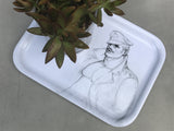 Tom of Finland Leather Man Wooden Tray