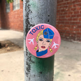 Britney Toxic Round Magnet