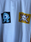 COMME des GARÇONS SHIRT x INVADER WHITE T-SHIRT