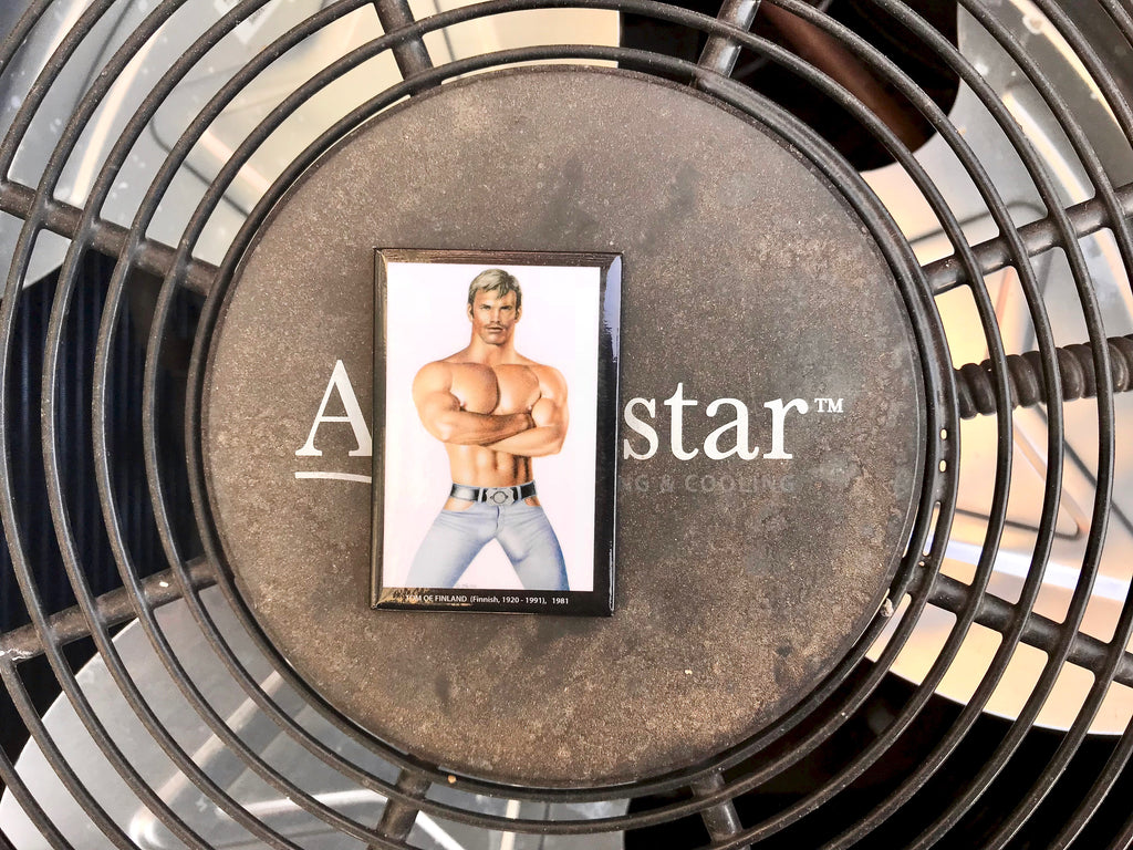 Denim Stud Magnet