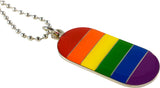 RAINBOW ID TAG Necklace