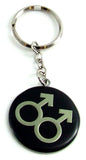 METAL DBL MALE KEY CHAIN