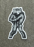 Tom of Finland Leather Duo Sticker by HOMO AF