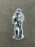 Tom of Finland Leather Stud Sticker by HOMO AF
