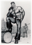 Lumberjack - Tom of Finland Postcard