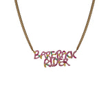 Bjarne Melgaard x Bjørg Gold Bareback Rider Necklace