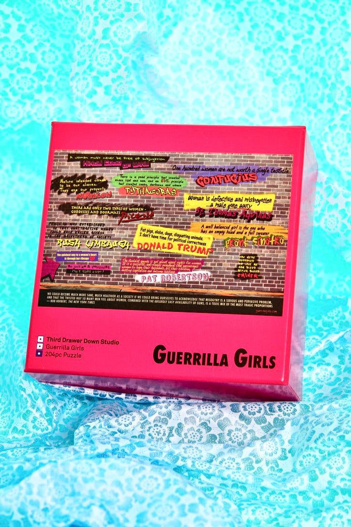 Disturbing The Peace Jigsaw Puzzle by Guerrilla Girls  Third Drawer Down