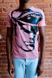 TOM OF FINLAND x WE ARE SPASTOR BIKER HEAD TEE - PINK