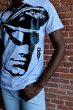 TOM OF FINLAND x WE ARE SPASTOR BIKER HEAD TEE - WHITE