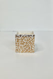 Keith Haring Square Gold Pattern Candle