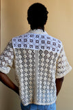 Tanner Fletcher Inez Patchwork Crochet Shirt