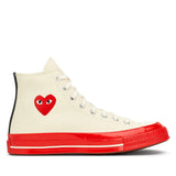 Comme Des Garçons Play Converse Chuck 70 High Top WHITE