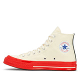 Comme Des Garçons Play Converse Chuck 70 High Top WHITE