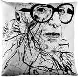 Robert Knoke Iris Apfel Pillow for Henzel Studio