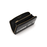 Comme des Garçons Huge Logo Zip Around Wallet (Black)