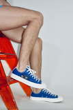 Comme Des Garçons Play Converse Half Heart Chuck 70 Low Sneakers (BLUE)