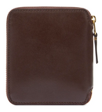 Comme des Garçons Full Zip Classic Brown Wallet