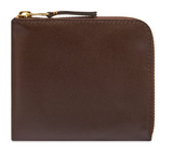 Comme des Garçons Half Zip Wallet Classic Brown
