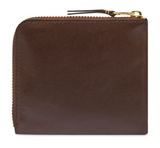 Comme des Garçons Half Zip Wallet Classic Brown