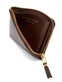Comme des Garçons Half Zip Wallet Classic Brown