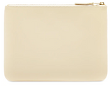 COMME DES GARÇONS CLASSIC LEATHER POUCH WALLET BEIGE