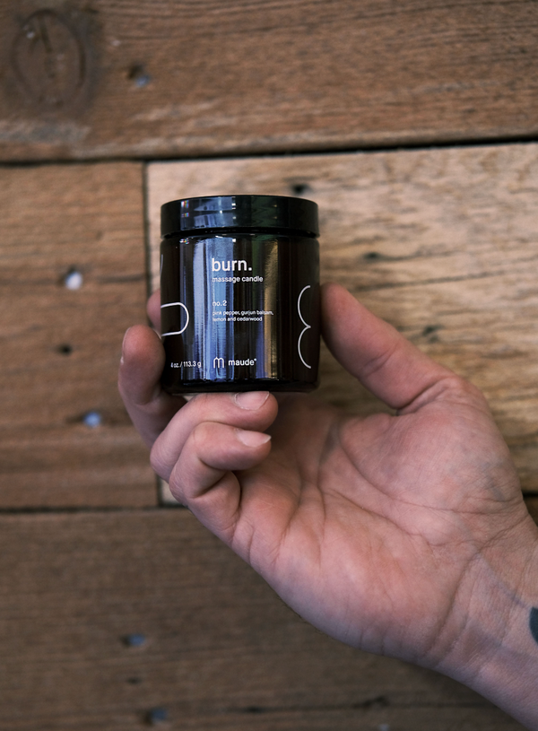 Skin-softening Massage Candle by Maude #2 4 oz.