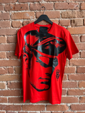 TOM OF FINLAND x WE ARE SPASTOR BIKER HEAD TEE - RED