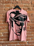 TOM OF FINLAND x WE ARE SPASTOR BIKER HEAD TEE - PINK