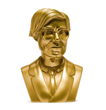 Andy Warhol GOLD bust by Kidrobot