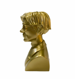 Andy Warhol GOLD bust by Kidrobot