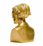 Andy Warhol GOLD bust by Kidrobot