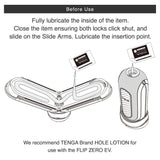 FLIP ZERO EV (Electronic Vibration) BLACK Stroker by Tenga