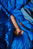 7 Inch Fleshstixxx Moldable Silicone Dildo with Balls - Medium tone