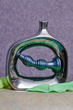 The Queen Ribbed Butt Plug - Pewter