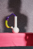 The Duke Cock and Ball Ring with Anal Plug -Purple