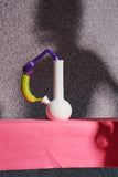 The Duke Cock and Ball Ring with Anal Plug -Purple