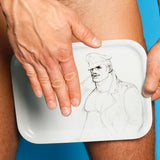 Tom of Finland Leather Man Wooden Tray