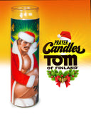 Tom of Finland Christmas Candle by Peachy Kings