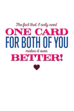 TWO DADS ARE BETTER THAN ONE CARD BY KWEER CARDS