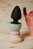 Squeezable Silicone Anal Plug - Small