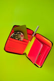 Comme des Garçons SUPER FLUO YELLOW ZIP Wallet