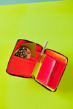Comme des Garçons SUPER FLUO YELLOW ZIP Wallet