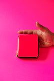 Comme des Garçons SUPER FLUO PINK ZIP Wallet