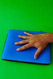 Comme des Garçons Super Fluo Blue iPad case