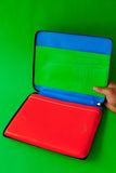 Comme des Garçons Super Fluo Blue iPad case