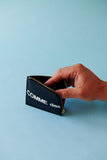 Comme des Garçons Huge Logo Half Zip Small Wallet (Black)