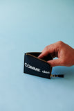 Comme des Garçons Huge Logo Half Zip Small Wallet (Black)